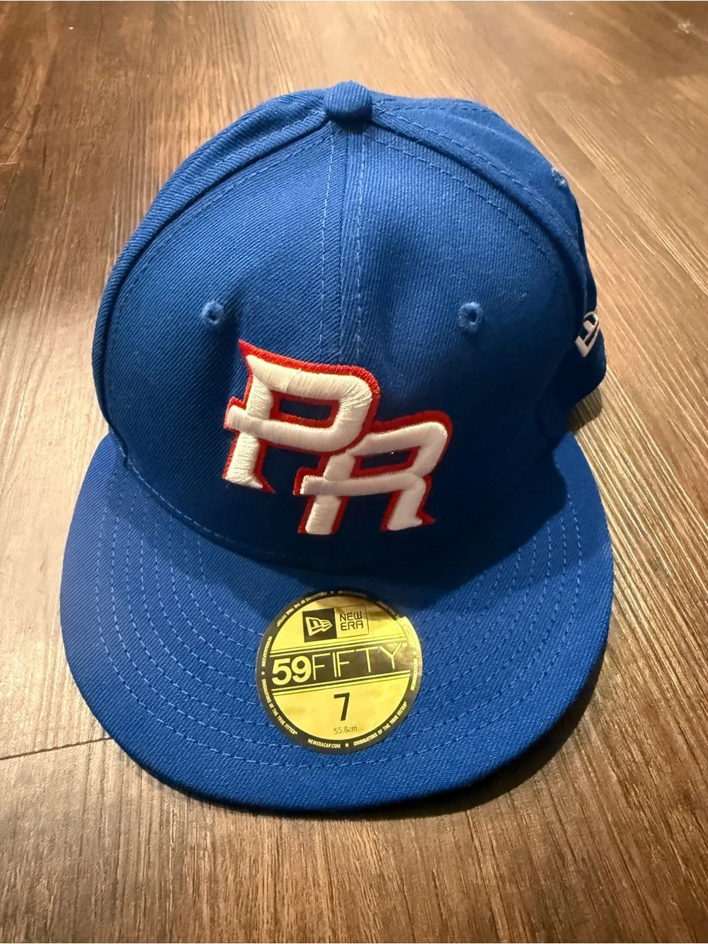 New Era Royal Blue PR World Series Embroidered Fitted Cap